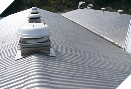 スレート屋根　防水塗装工事:アフター